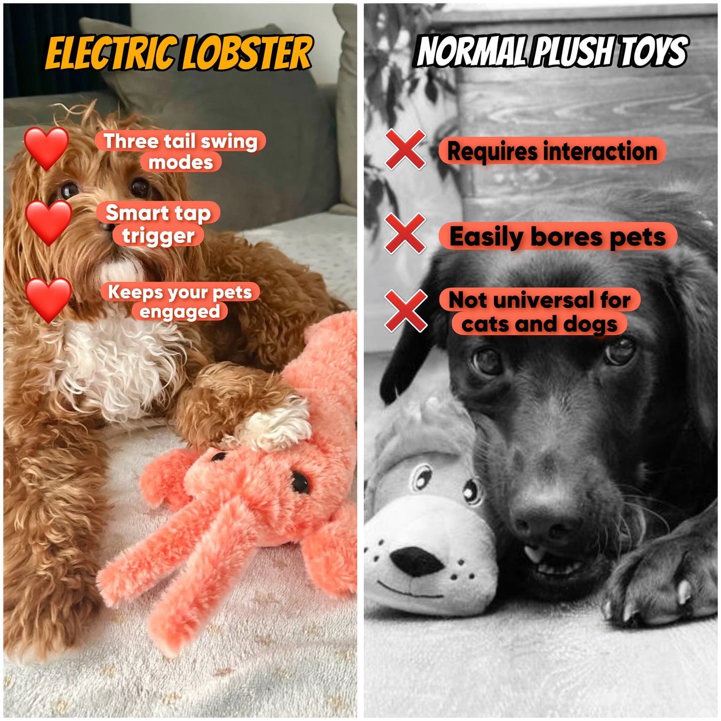 Fluffy Electric Lobster