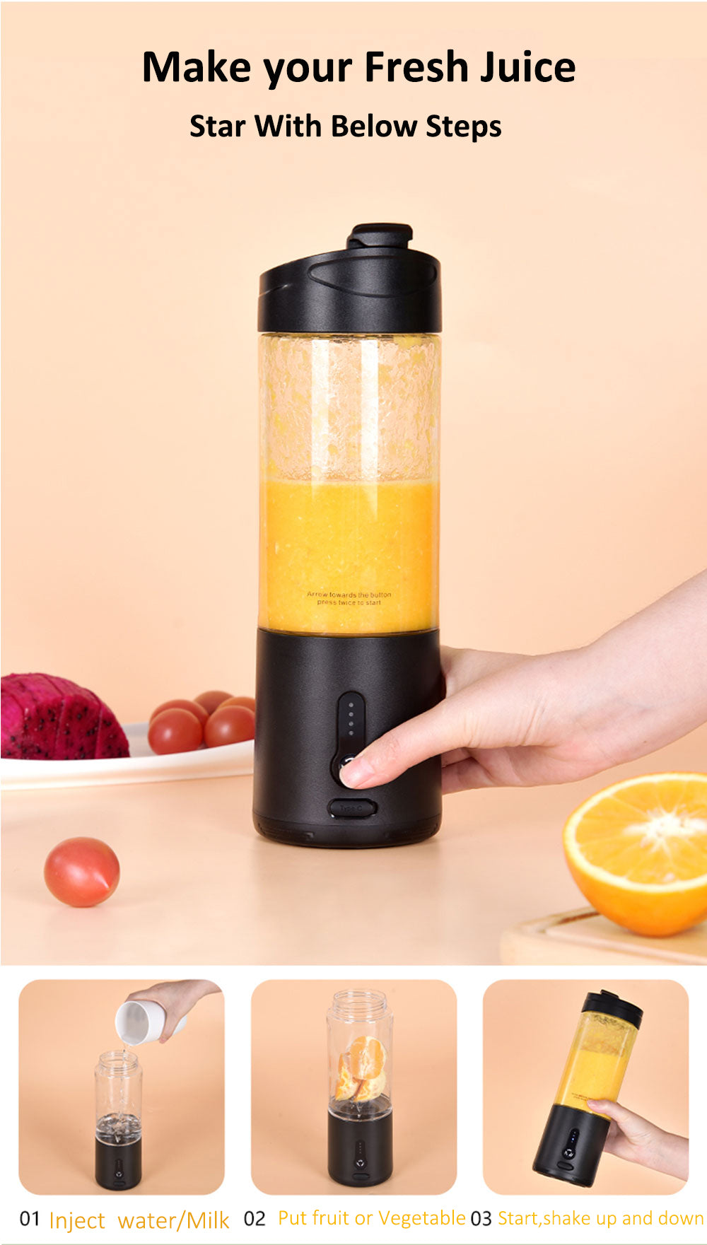 Mini Portable Electric Blender