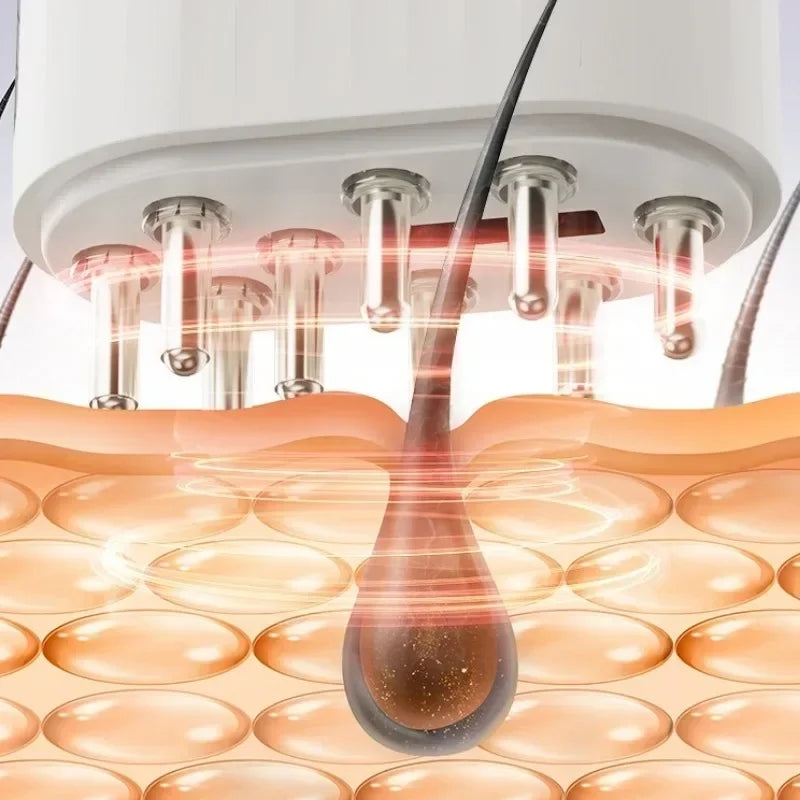 Microcurrent Head Liquid Oil Massager