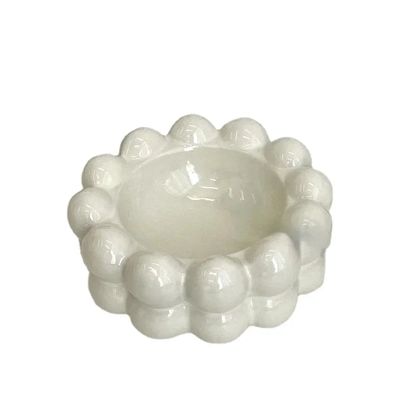 Marshmallow Ceramic Ashtray