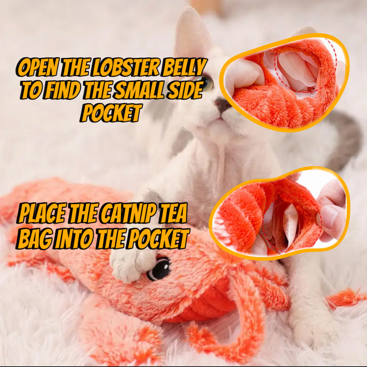 Fluffy Electric Lobster