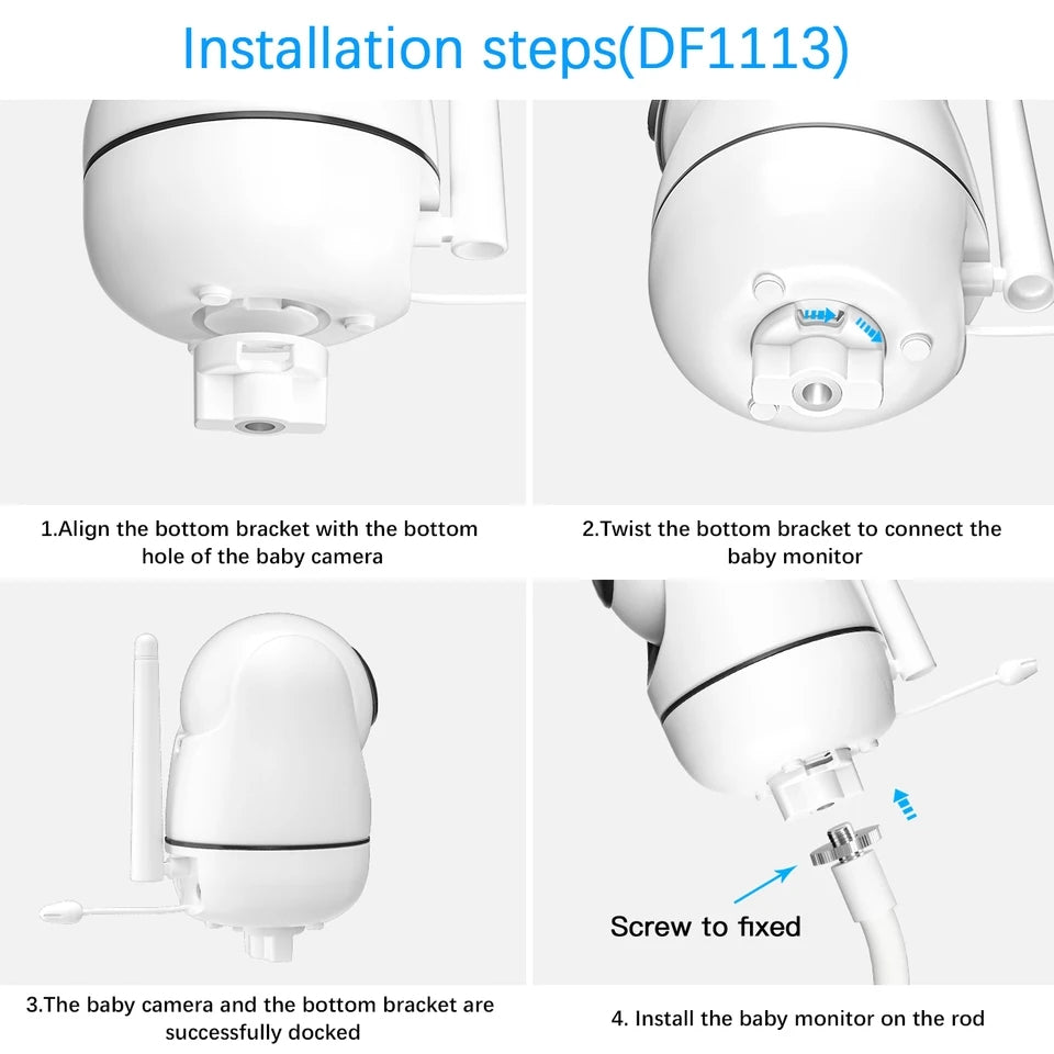 Flexible Clip Clamp HB65/HB66/HB248 Baby Monitor