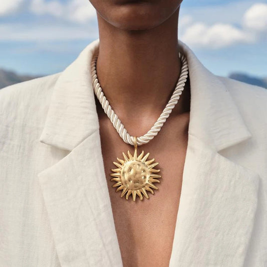 Sun necklace