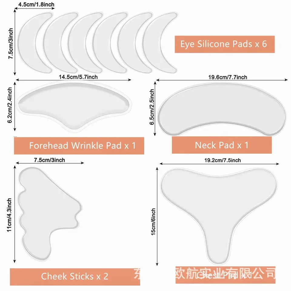 BR Silicone Reusable Anti-Wrinkle Pad Patch