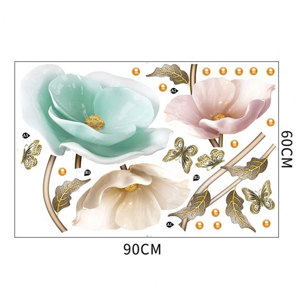 Orchid flower wall sticker