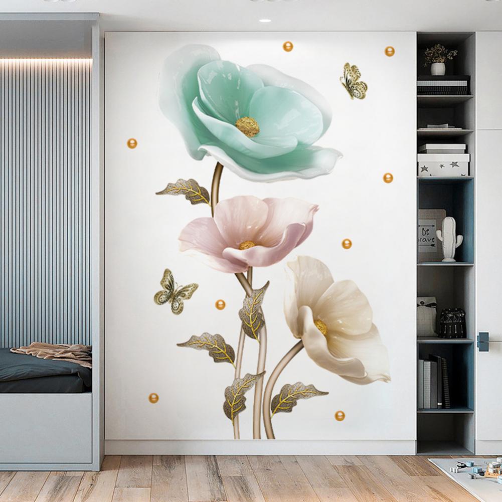 Orchid flower wall sticker