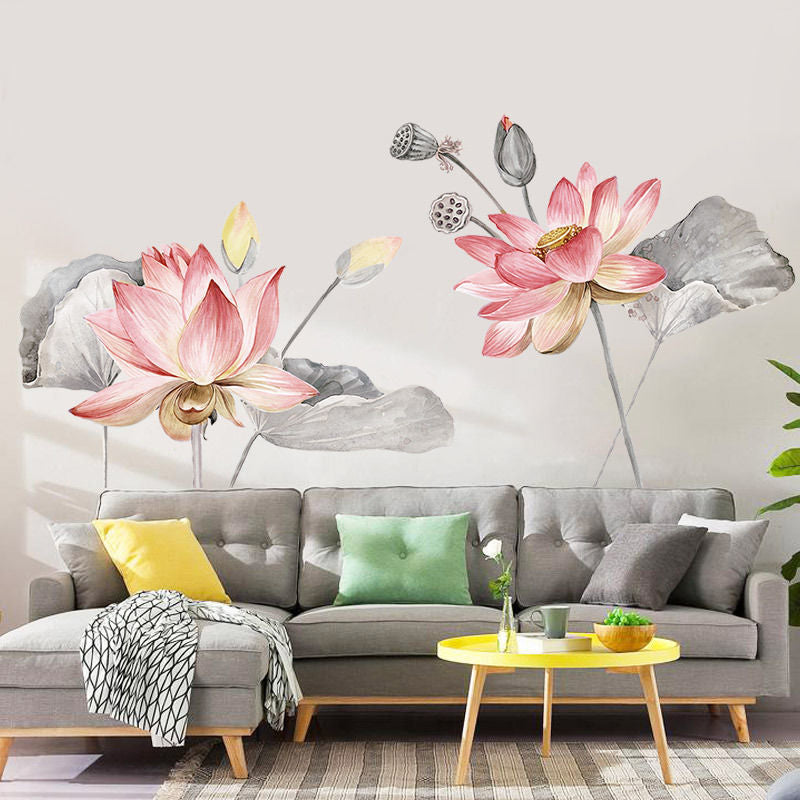 Orchid flower wall sticker