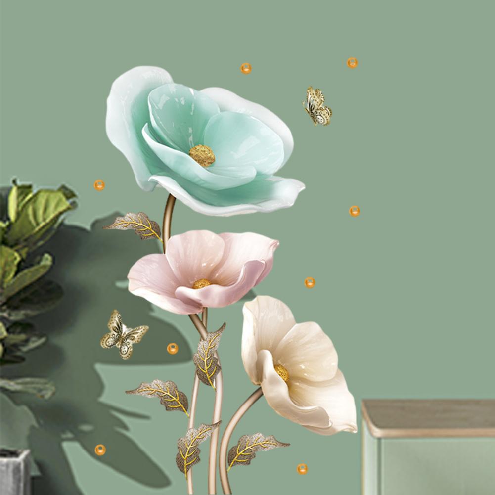 Orchid flower wall sticker