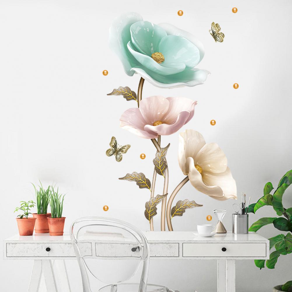 Orchid flower wall sticker