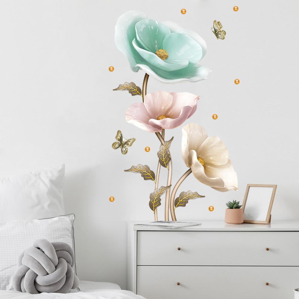 Orchid flower wall sticker