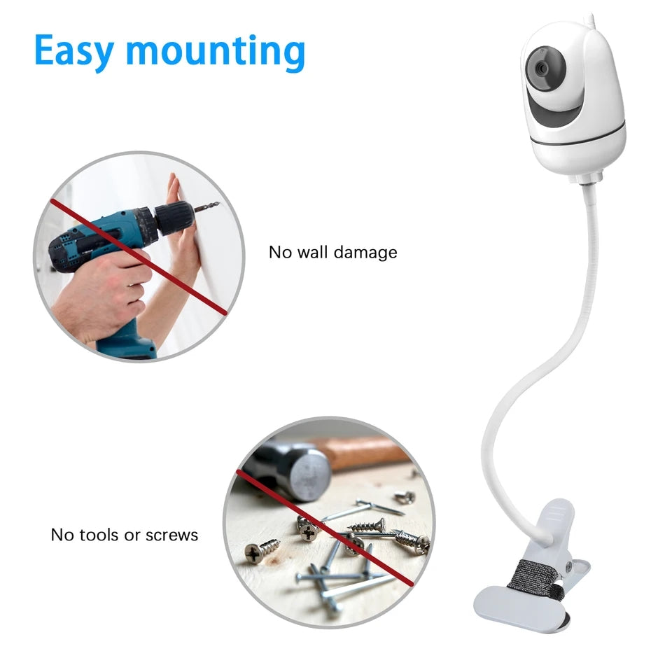 Flexible Clip Clamp HB65/HB66/HB248 Baby Monitor