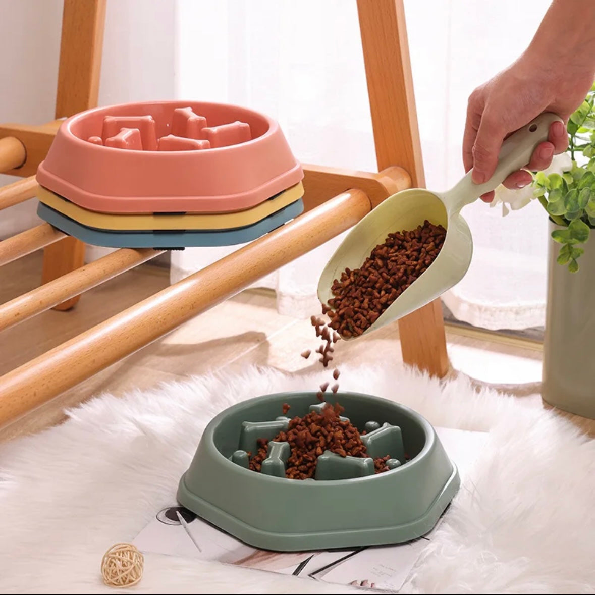 Slow Feeder Pet Bowl