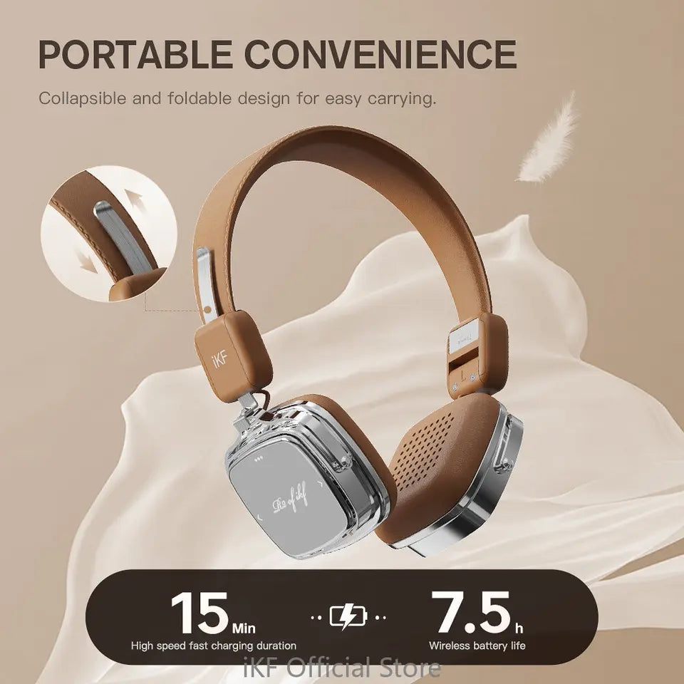 iKF R2 Wireless Retro Headphones