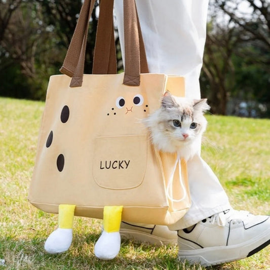 Pet Canvas Shoulder Bag