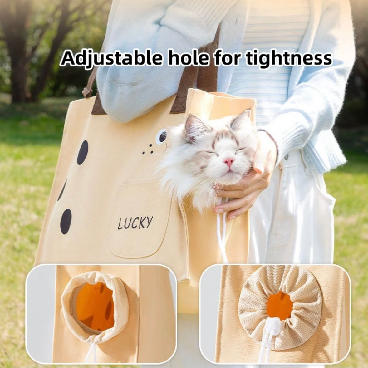 Pet Canvas Shoulder Bag