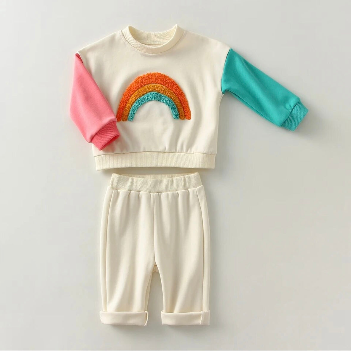 GRL PWR Rainbow Jogging Set