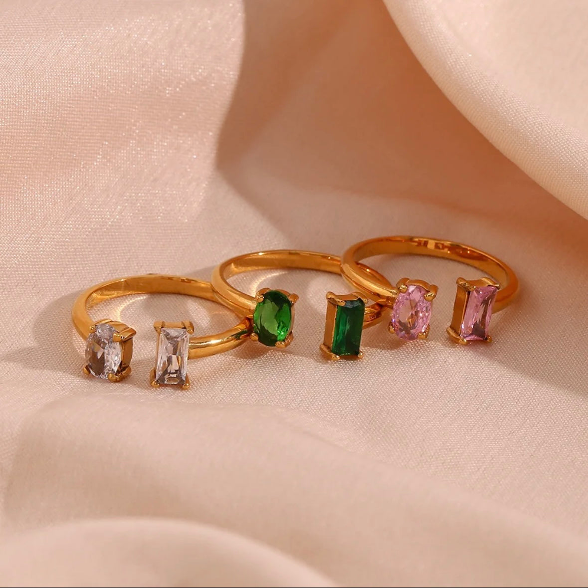 Duo Birthstone Durable Ring