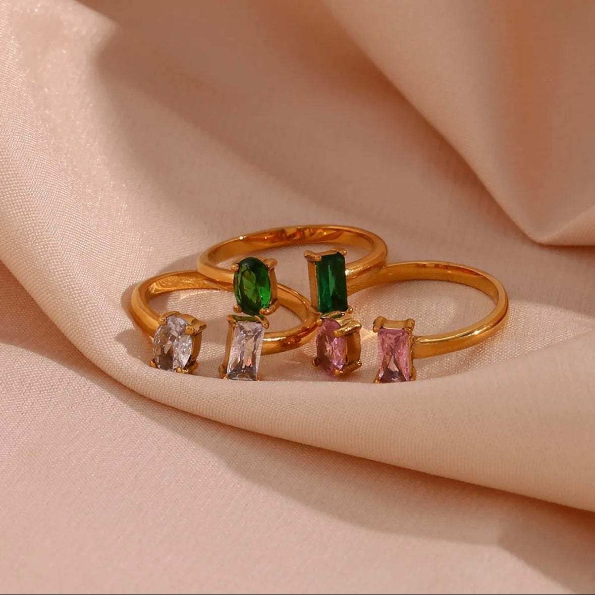 Duo Birthstone Durable Ring