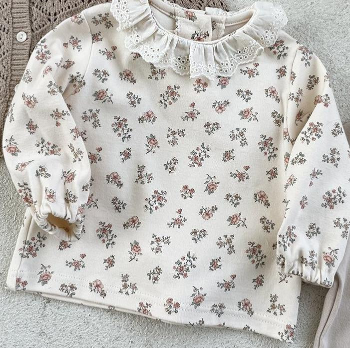 Long Sleeved Floral Blouse