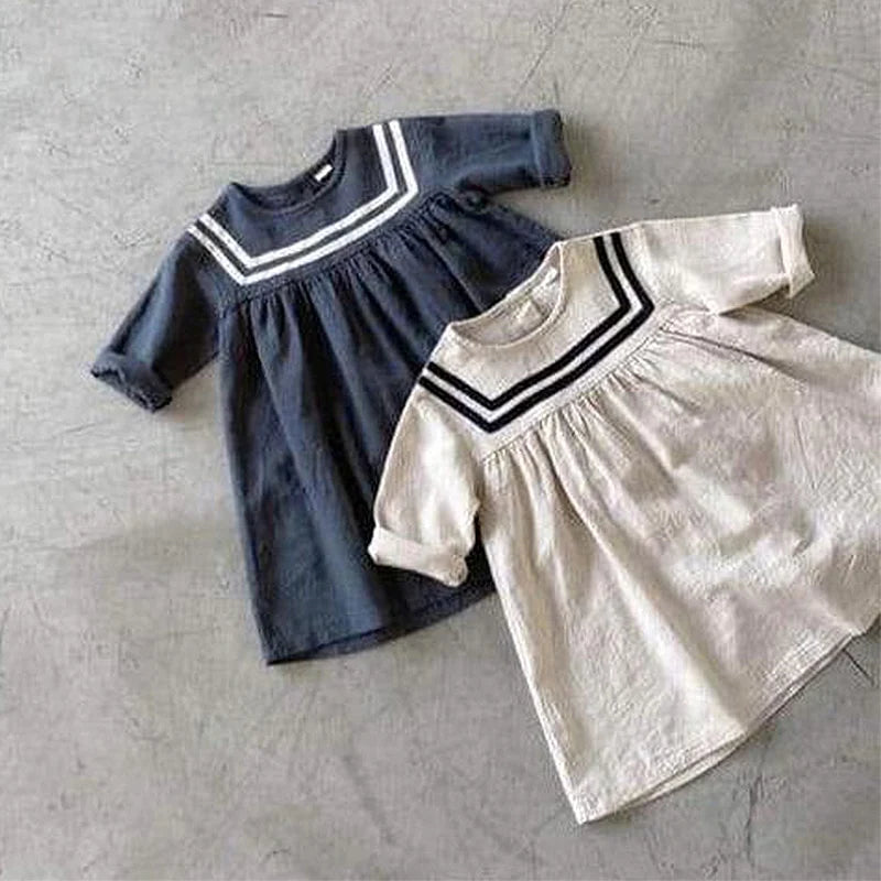 A-Line Sailor Collar Dress