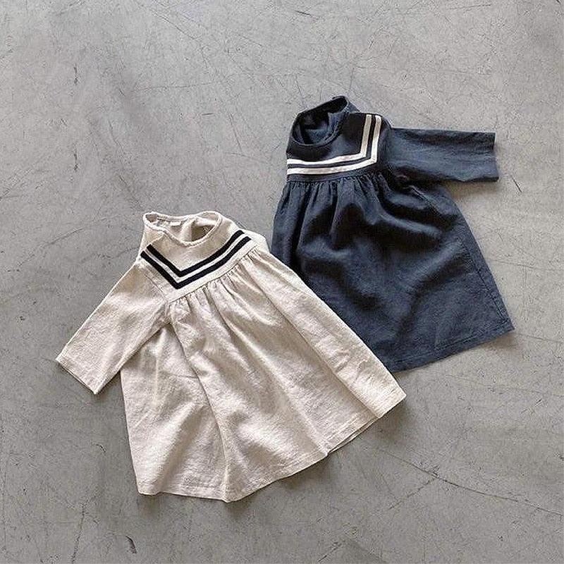 A-Line Sailor Collar Dress