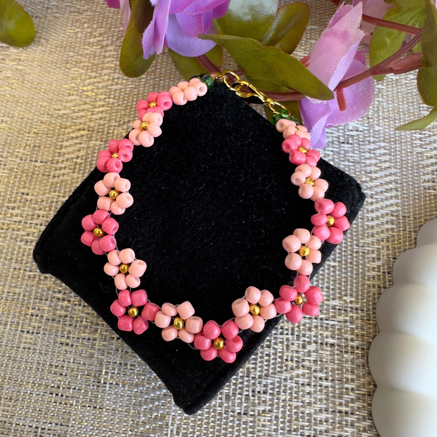 Zigzag Flowers Bracelet